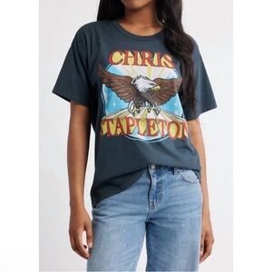 DAYDREAMER chris stapleton eagle merch tee in vintage black
